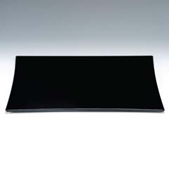 Zicco Polycarbonate Display Plate, Square, 25x25 cm, Black - Zicco