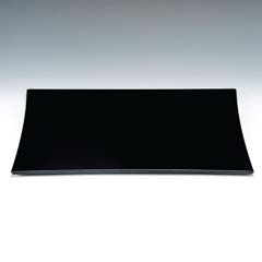 Zicco Polycarbonate Display Tray, Square, 30x30 cm, Black - Zicco