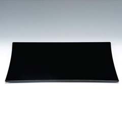 Zicco Polycarbonate Display Tray, Square, 35x35 cm, Black - Zicco