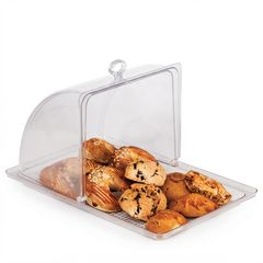 Zicco Polycarbonate Dome, Roll Top Lid, 27x42x24 cm (ZCP.418+ZCP.054.P) - Zicco 