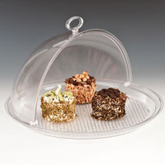 Zicco Polycarbonate Dome, Round Rolltop Lid, 40.5 cm - Zicco