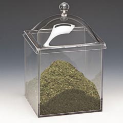 Zicco Polycarbonate Jar, Acrylic Lid, 15x15 cm - Zicco