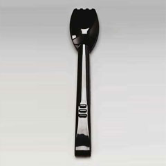 Zicco Polycarbonate Tongs, Serrated, 23 cm, Black - Zicco