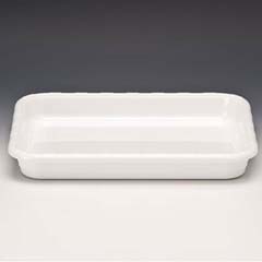 Zicco Polycarbonate Meze Pan, 32.5x26.5x4.5 cm, White - Zicco