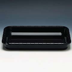 Zicco Polycarbonate Meze Bowl, 32.5x26.5x4.5 cm, Black - Zicco