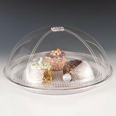Zicco Polycarbonate Platter Dome, Acrylic Lid, 42 cm - Zicco