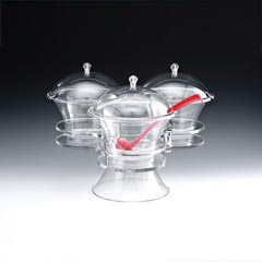 Zicco Polycarbonate Sauce Jam Stand, Rotating, 49x36 cm - Zicco