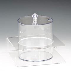Zicco Polycarbonate Squeeze Bottle Jam Stand, Single, 21x21x18 cm - Zicco