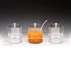 Zicco Polycarbonate Squeeze Bottle Stand, Set of 3, 21x60x18 cm - Zicco