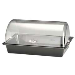 Zicco Polycarbonate Storage Container, with Rolltop Lid, 43x28x22 cm, Black (ZCP.264+ZCP314.P3) - Zicco