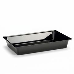 Zicco Polycarbonate Tray, 44x28x7 Cm, Black 