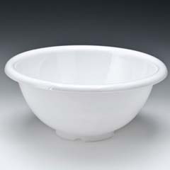 Zicco Polycarbonate Bowl, 45 cm, White - Zicco