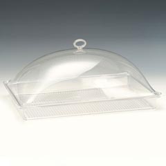 Zicco Polycarbonate Tray Preservation Container, Acrylic Lid, 31x46x16 cm - Zicco