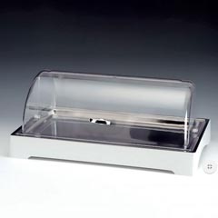 Zicco Cooling Display Stand, Polycarbonate Rolltop Cover, 57x37 cm - 2