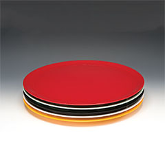 Zicco Melamine Display Tray, Round, 45.5x3 cm - 1