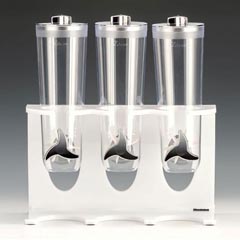 Zicco Standing Corn Flakes Device, Set of 3, White, 40x17x44 cm - Zicco