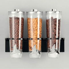 Zicco Standlı Corn Flakes Aleti, 3'Lü, 40x15x34 Cm, Siyah - Zicco