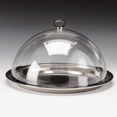 Zicco Steel Base Dome, Polycarbonate Lid, 35 cm (ZCP.405+ZCP.659) - Zicco