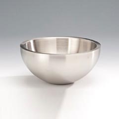 Zicco Steel Bowl, Double Walled, 24x11 cm - Zicco