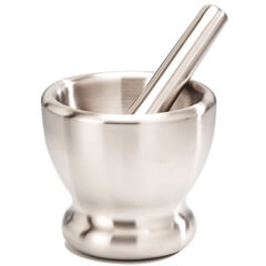 Zicco Steel Mortar, 12.5x11.5 cm - Zicco