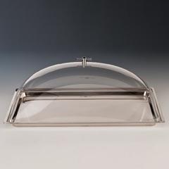 Zicco Steel Tray Container, Polycarbonate Lid, 44x29x18 cm (ZCP.554.K+ZCP.266) - Zicco