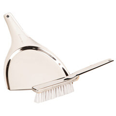 Zicco Table Brush and Dustpan, Steel - Zicco
