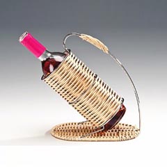 Zicco Wine Stand, Wicker, Wired, 70 cl, BA 0105H - Zicco