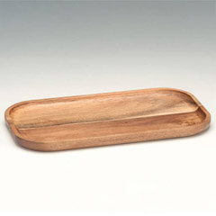 Zicco Wooden Display Tray, 33x19 cm - Zicco