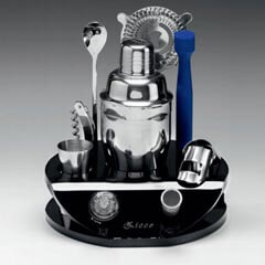 Zicco ZCP-812 Bar Set, Acrylic Stand - Zicco